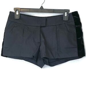 Forever 21 XXI twist mini shorts with velvet detail size S